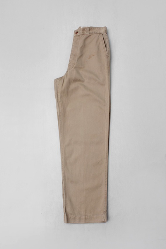 [M-1952] 50s U.S Army Officer Khaki Chino Pants ( 31x33 )