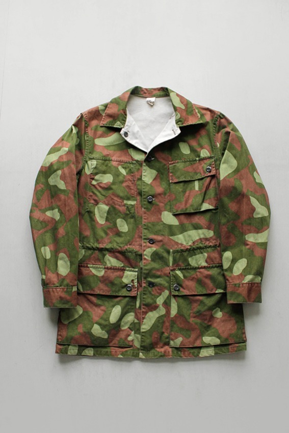 70s Finnish Army M62 Reversible Camo Jacket (100)